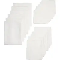 Meyco Baby Uni starterset - 18-pack - hydrofiel - white