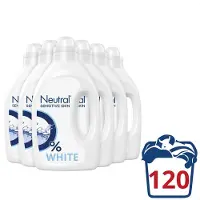 Neutral 0% Wit Parfumvrij Wasmiddel - 6 x 20 wasbeurten - Voordeelverpakking