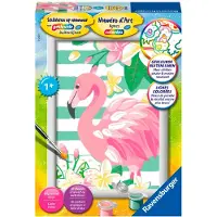 Ravensburger Schilderen Op Nummer - Flamingo - 10 kleuren acrylverf - Multicolor