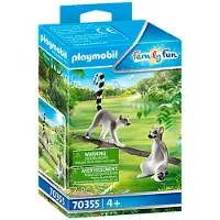Playmobil ringstaart maki's 2 stuks