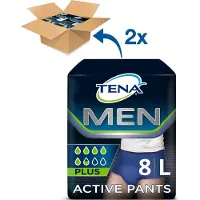 Tena Men Active Fit Pants L/XL – broekjes voor matig tot zwaar urineverlies – 16 stuks