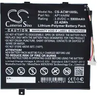 24.Se Acer AP14A8M / KT.0020G.004 accu (3.8 V, 5900 mAh, huismerk)