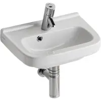 Sphinx 300 fontein 40x29.5cm met kraangat en overloop wit