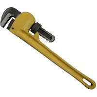 Hofftech Rechte pijpentang - robuust staal - geel - 45 cm