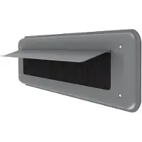 Door-Line briefplaat aluminium klep