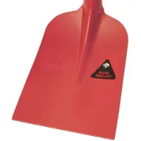 Atlas Betonschop gebogen rood
