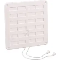 Nedco Schuifrooster 25x20cm M Koord Wit