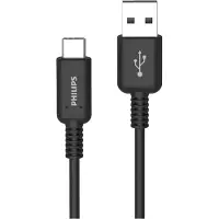 Philips DLC4103A/10 USB-kabel 0,9 m USB A USB C Zwart