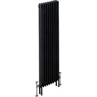 Eastbrook Rivassa 3 koloms verwarming 180x47,3cm Antraciet 2605 watt