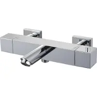 Haceka Mezzo Thermostatische Douchekraan - 15 cm hartafstand - Chroom