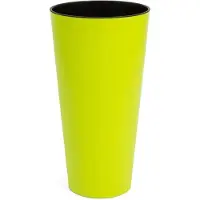 Prosperplast Bloempot Buiten Hoog Rond Tubus Slim 20cm LIME Prosperplast