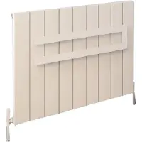 Eastbrook Rosano horizontale aluminium radiator 60x47cm Mat wit 555 watt