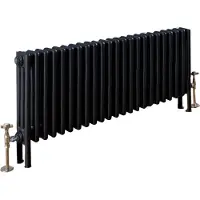 Eastbrook Rivassa 3 koloms verwarming 30x137,3cm Antraciet 1342 watt