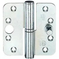 Breuer & Schmitz kogelpaumelle gegalvaniseerd 89x89mm afgerond links VH