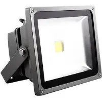 ABC-led 20 watt LED Schijnwerper Warm Wit outdoor Zwart
