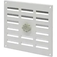 Sencys verstelbaar ventilatierooster, maat 19.5 x 19.5 cm wit