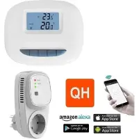 Quality Heating Wifi infrarood verwarming draadloze thermostaat RF optima W3 met plug-in TC-400 ontvanger