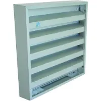 Renson opbouw muurrooster Aluminium 165x165mm Natuur