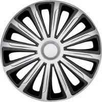 Car Plus Wieldoppen Alaska 14 Inch Abs Zilver/zwart Set Van 4