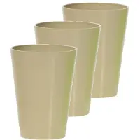 Prosperplast Bloempot Rond Dus 13cm MOKKA Prosperplast / 3 STUKS ! /