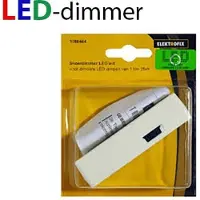 Elektrofix 230V snoerdimmer voor dimbare LED-lampen 1-25W WIT