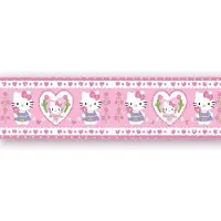 Sanrio Hello Kitty Zelfklevende Behangrand Hartjes