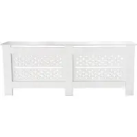 Vdd Elegante Radiatorombouw - Verwarmingsombouw - Witte Radiatoromkasting - 172 cm x 82 cm
