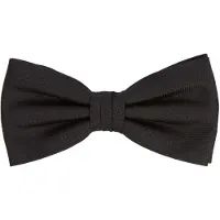 Profuomo Originale Vlinderdas zwart, Effen