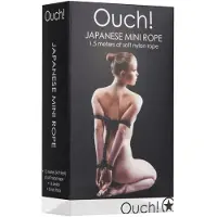 Huismerk Japans Mini Touw Zwart - 1,5 m