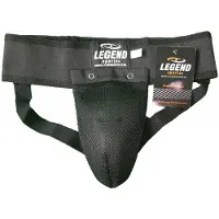 Legend Sports Kruisbeschermer/Tok heren - Kids/Volwassenen Zwart Mesh