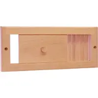 Saunia - Houten ventilatie schuif rooster