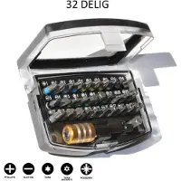 Benson Bitsset 32 delig met quickrelease houder
