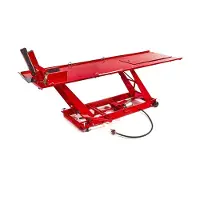 Toolsidee HBM 300 Motorheftafel Hydraulisch en Pneumatisch Met Luxe voorwielklem