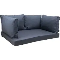 Madison Manchester Palletkussen Denim Grijs 5-delige kussenset - 120cm x 80cm