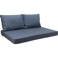 Madison Manchester Palletkussen Denim Grijs 3-delige kussenset - 120cm x 80cm