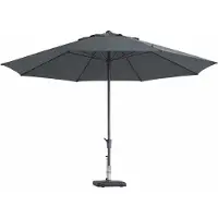Madison Parasol Rond Stockholm 400 cm Grijs