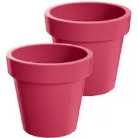 Prosperplast Bloempot Buiten Rond Lofly 16cm FRAMBOOS Prosperplast / 2 STUKS ! /