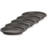 Prosperplast Onderschotel Terra 17cm ANTRACIET / 5 STUKS ! /
