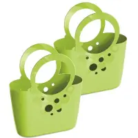 Prosperplast Tas Bag Bloempot Lily 24x12x28cm LIME Prosperplast / 2 STUKS ! /