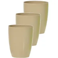 Prosperplast Bloempot Rond Duow 13cm MOKKA Prosperplast / 3 STUKS ! /