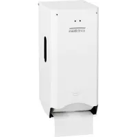 Mediclinics toiletrolhouder (2 rollen) wit PR2784