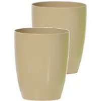 Prosperplast Bloempot Rond Duow 16cm MOKKA Prosperplast / 2 STUKS ! /