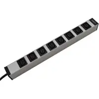 Plenty PLA435-8LOCK PDU 16A, 8x C13 Lockable Outlets