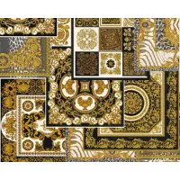 AS-Creation KLASSIEK TRADITIONEEL BAROK BEHANG - Zwart Wit Metallic - AS Creation Versace 4