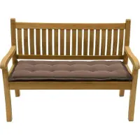 Brandless tuinbankkussen - 120 x 47 x 6 cm - Taupe