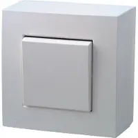 Niko opbouwkit schakelaar 1P wit - IP20