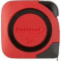 Format Rolbandmaat Staal 2 mx13mm wit FORMAT