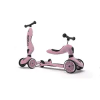 ScootAndRide Highwaykick One Scooter Roze Kinderen