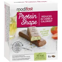 Modifast 12x Modifast Protein Shape Reep Chocolade-pistache 6 X 27 Gr