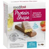 Modifast 12x Protein Shape Reep Chocolade-kokos 6 X 27 Gr
